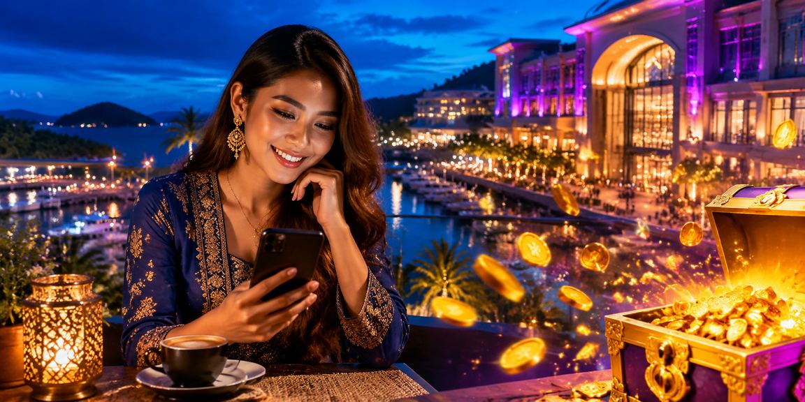 Pemain Terengganu menikmati permainan simulasi sukan maya melalui telefon